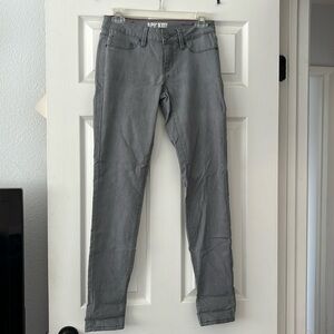 Grey super skinny jeans